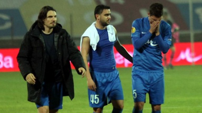 Владимир Гаджев пропусна днешната първа тренировка на Левски в Гърция заради травма