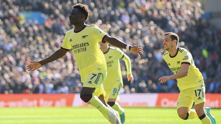 Сака доближи Арсенал до мечтаното завръщане в Шампионската лига