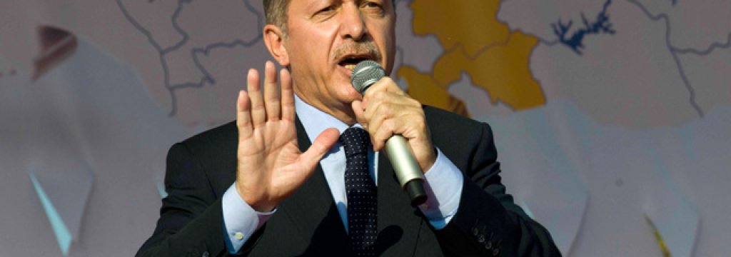 Recep Tayyip Erdogan speaks in Istanbul