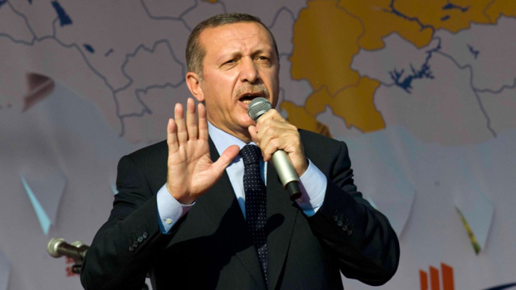 Recep Tayyip Erdogan speaks in Istanbul