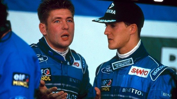 Йос и Михаел Шумахер в Benetton през 1994