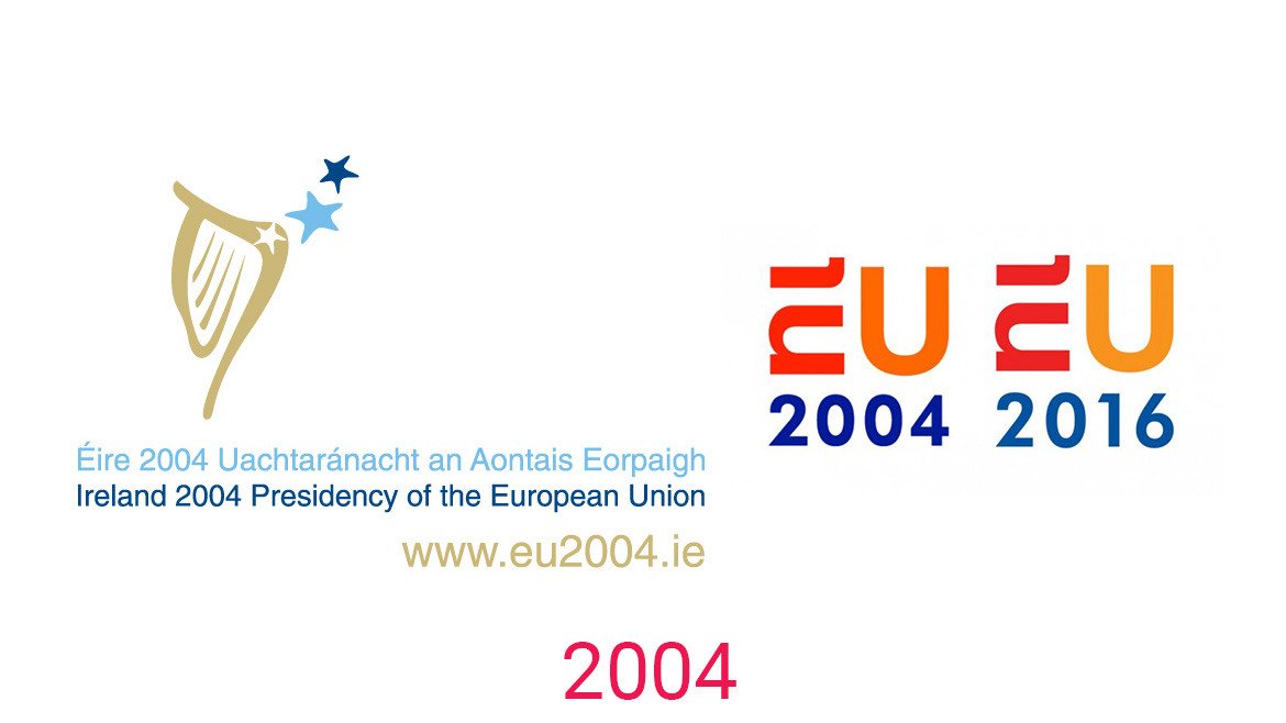 Ирландия - Холандия, които използват същото лого и през 2016 година 