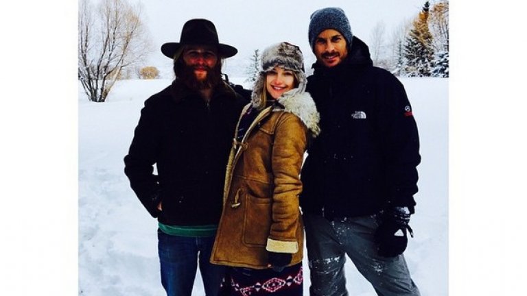 Актрисата Кейт Хъдзън и Мат Белами предпочетоха снежна Коледа в Колорадо.