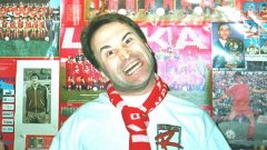 Даниел Беловарски в Централния фенклуб на ЦСКА преди десетина години