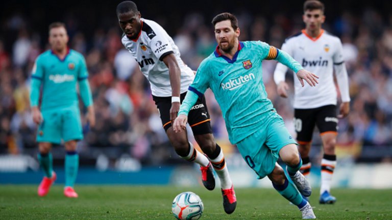 Меси този път не успя да помогне на каталунците.