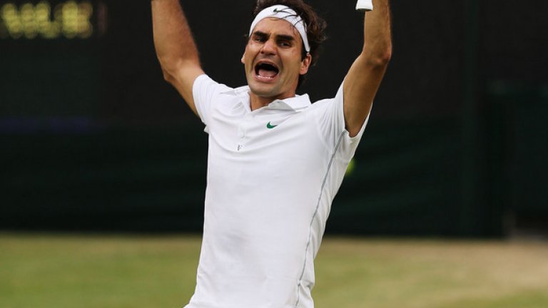 2012 г. Федерер е шампион за седми път при мъжете, изравнявайки постижението на Сампрас. На финала швейцарецът побеждава местния любимец Анди Мъри, а феновете на "Уимбълдън" имат по-специално отношение към Роджър, нищо, че не е британец. Той е нещо като символ на турнира в новия век.