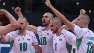 волейбол, национален отбор, българия, европейски олимпийски игри, баку, николай николов, георги братоев, валентин братоев, жани желязков