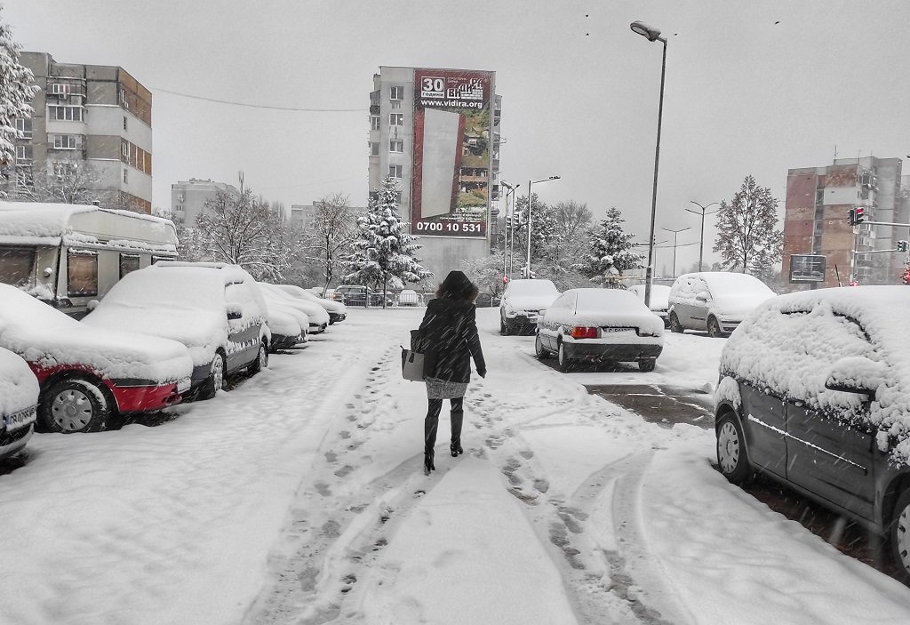 В Софийска област снежната покривка е между 5 и 10 см.