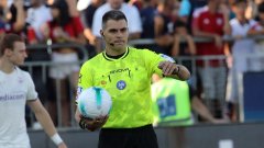 Изпратиха съдията от Лудогорец - Карабах 2:7 за мача с Испания