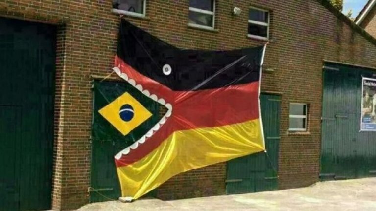Германия буквално "излапа" Бразилия по време на Мондиала