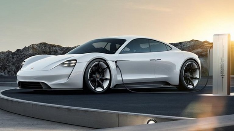 Новата зарядна система на Porsche осигурява 80% зареждане на батерията за 15 минути