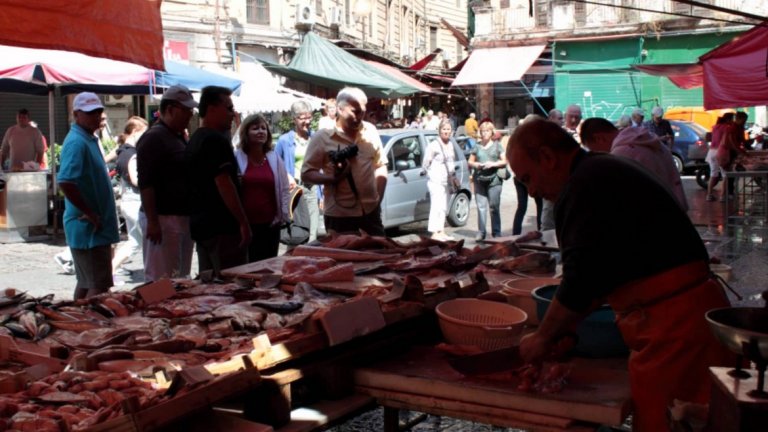 Пазарът в Палермо, който държавата иска да измъкне от мафията 