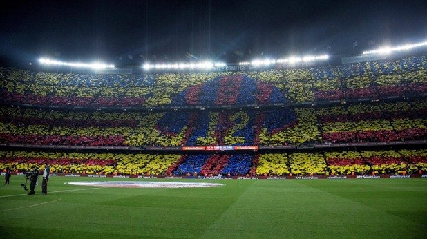 Феновете на Барселона показват какво означава да бъдеш 12-ия играч преди Ел класико през март 2015-а