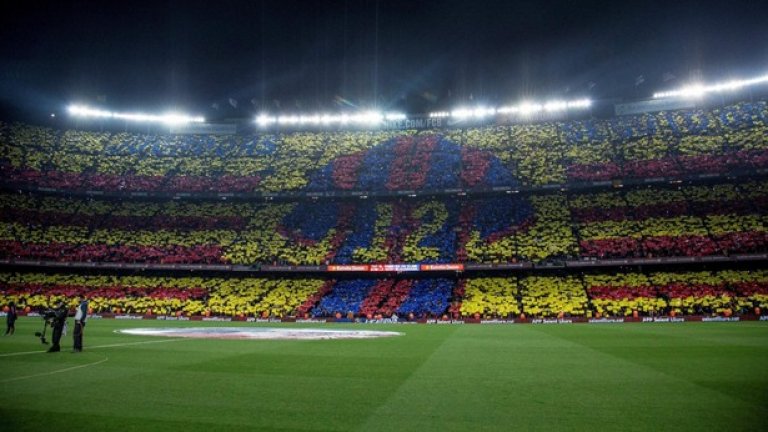 Феновете на Барселона показват какво означава да бъдеш 12-ия играч преди Ел класико през март 2015-а