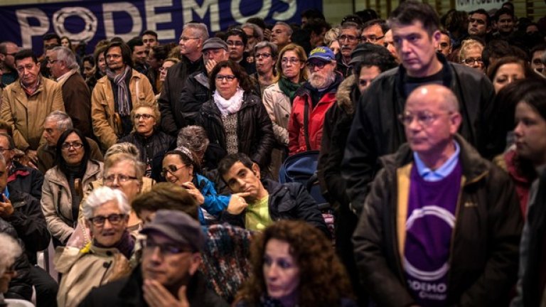 „Подемос" е първа политическа сила в Каталуния и Баската автономна област, както и втора в региона на Мадрид.