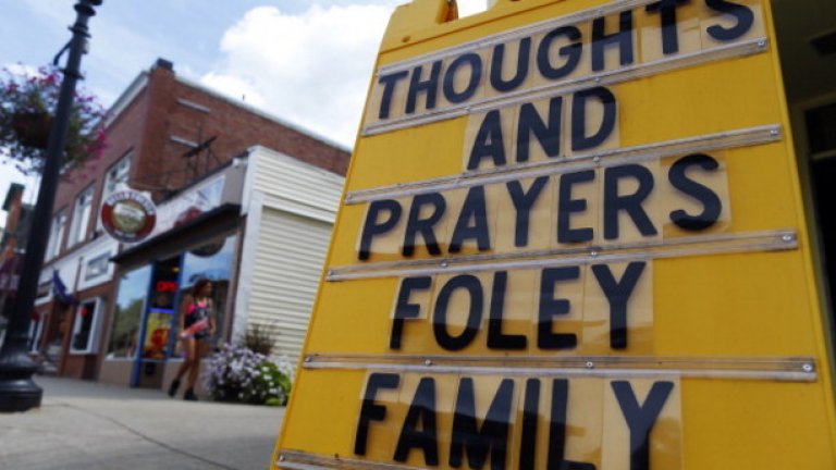 В Рочестър, родния град на Джеймс Фоли