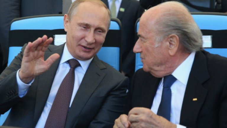 Путин твърди, че върху Сеп Блатер е упражняван натиск да не допусне избора на Русия за домакин на Световното първенство по футбол през 2018 г.