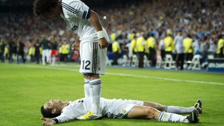 Реал Мадрид - Манчестър Сити 3:2, 2012 г.
Кристиано Роналдо вкара победно в добавеното време, като пет минути преди края Сити водеше с 2:1 с голове на Яя Туре и Александър Коларов.
Карим Бензема изравни, преди Роналдо да изстреля ракетата си по диагонала и да донесе успеха.