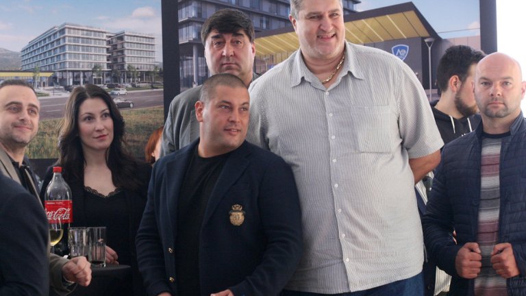Красимир Георгиев присъства на презентацията на спортната зала "София парк" в присъствието на Любо Ганев и Борислав Кьосев от ръководството на Българската федерация по волейбол