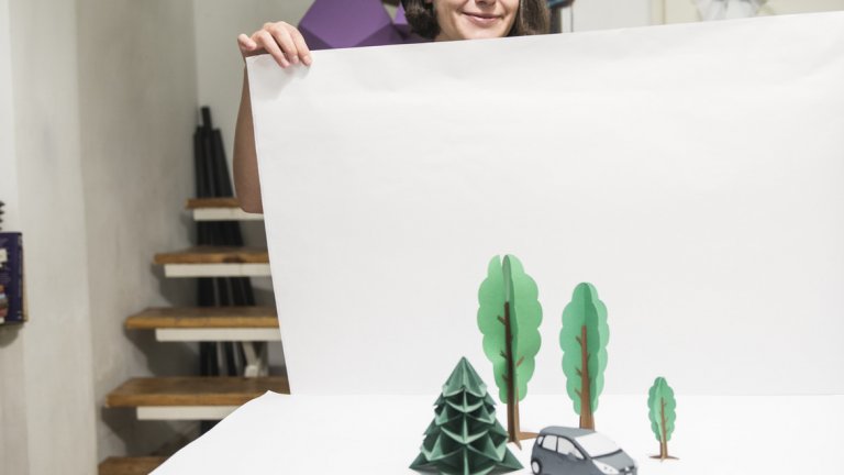 Оригами в душата, оригами в колата