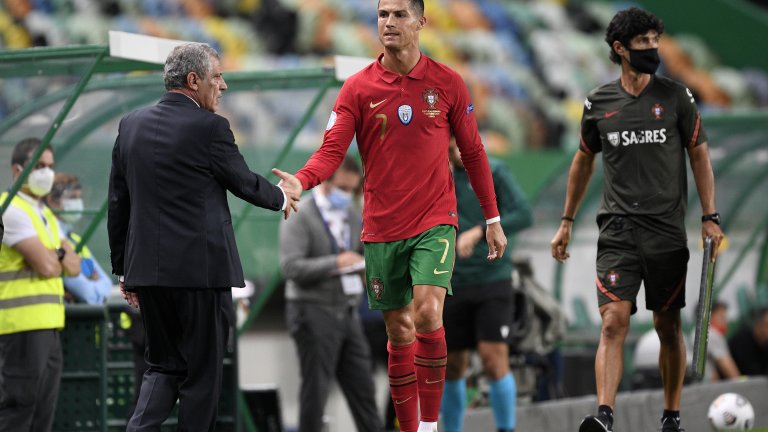 Треньорът на Португалия Фернандо Сантош: Кристиано е добре и иска да играе