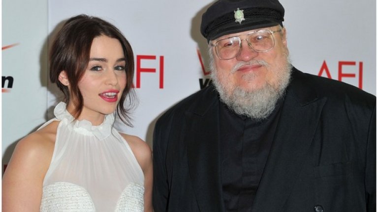 Тя и Джордж Р.Р. Мартин на наградите AFI