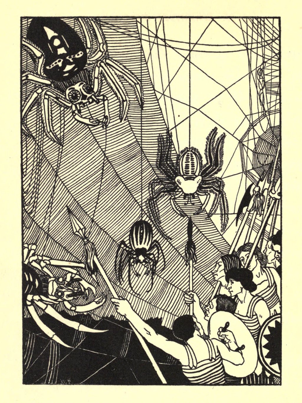 William_Strang_spider_battle_in_1894_True_History