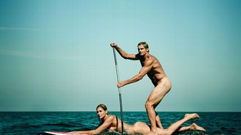 Лерд Хамилтън и Габи Рийс, сърф и волейбол