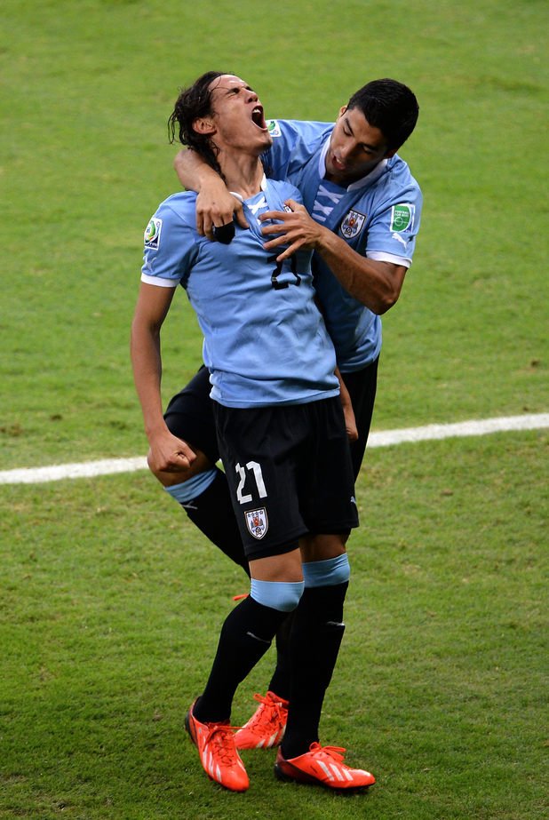 6 Единсон Кавани (Уругвай) Кавани спечели втора поредна титла в Лига 1 с ПСЖ, като отбеляза 31 гола във всички състезания. Това е футболистът, от когото се очаква да замести наказания Луис Суарес.