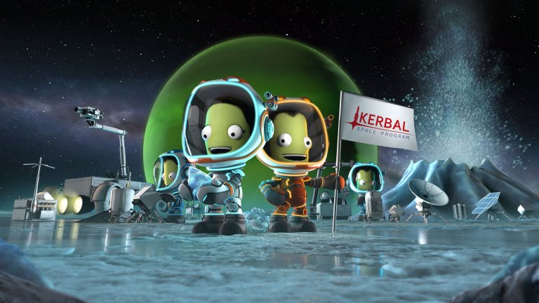 Kerbal Space Program 
Как можете да разберете, че една симулация на тема космически програми и завладяване на Космоса е успешна? Достатъчен е фактът, че служители на НАСА, както и Илон Мъск заявяват, че харесват заглавието. Видът на малките зелени хуманоиди, които участват в космическата програма, също не бива да ви подвежда – играта ще ви отведе на едно приятно и доста реалистично приключение, което ще ви покаже колко труд и усилия стоят зад всяко излитане извън земната орбита. 
Ще бъдете ангажирани в буквално всяка стъпка – от обмислянето и дизайна на космическия кораб, през изграждането и оборудването му, до опитите да го изстреляте в Космоса и да стигнете до Луната. Един съвет от нас – гледайте да не се привързвате особено много към малките зелени човечета, защото, както знаем, не всяко излитане е успешно. За сметка на това дългите часове, в които се опитвате да хванете цаката и да стигнете SpaceX по опит в космическите програми, ще минат напълно неусетно.