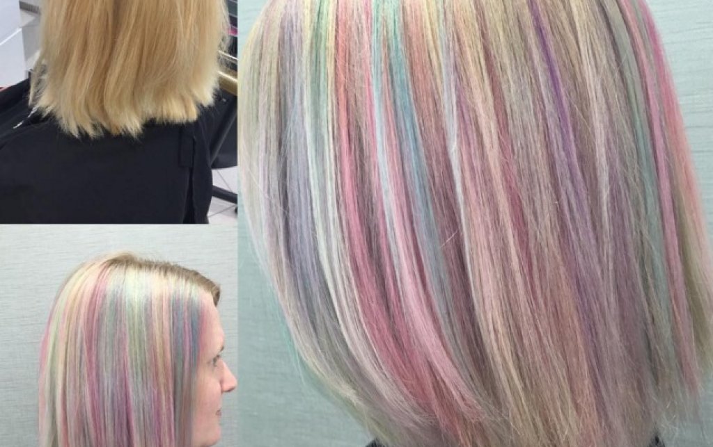 Новата (rainbow) мода в грима и прическите