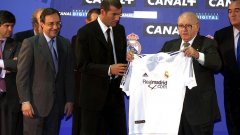 Един "диалог" върху салфетка довежда Зинедин Зидан от Ювентус в Реал Мадрид