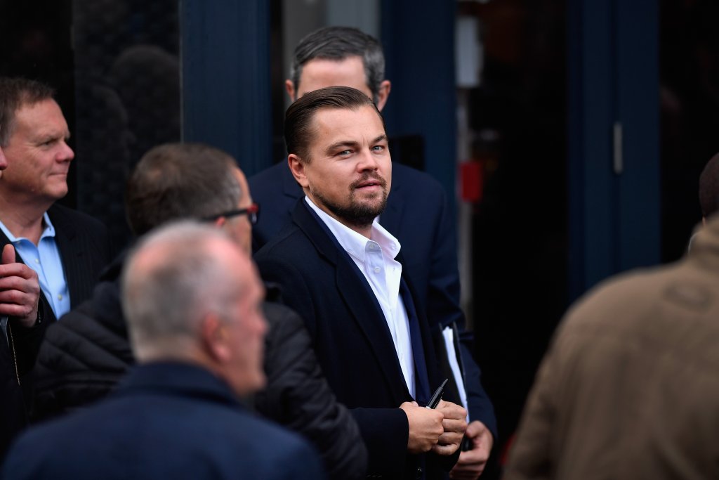 Leonardo Di Caprio Has Lunch At The Social Bite Cafe
