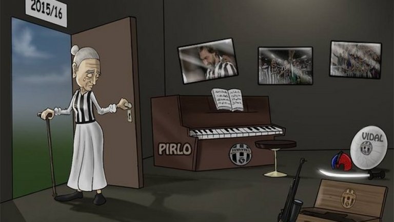 „Старата госпожа“ се раздели с трима от основните си играчи през миналия сезон. Пирло замина за САЩ, Тевес е вече в Аржентина, а Байерн купи Видал. Една красиво обзаведена стая вече е със затворена врата за Юве...