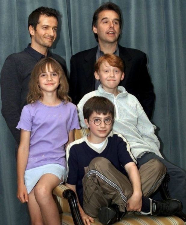 Невръстният актьорски състав за филма "Хари Потър" през 2000 година
