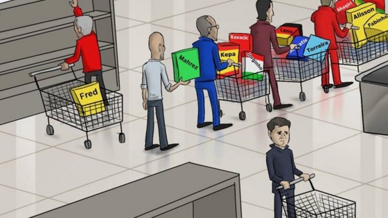 Трансферният пазар в Англия.