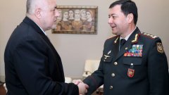 Бойко Борисов се срещна с началника на Генералния щаб на въоръжените сили на Азербейджан