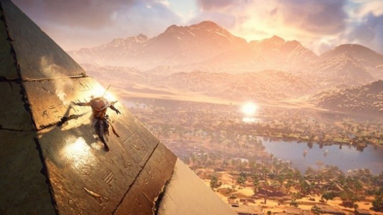 Assassin's Creed: Origins беше неособено добре пазената тайна на Ubisoft
Assassin's Creed: Origins също бе представена като една от първите игри, които ще поддържат 4К и HDR при новия Xbox One X. Работата по нея е започнала още през 2014 г., така че няма да ни се наложи да чакаме много - екшън приключението е предвидено за 27 октомври. То ще ни върне в древен Египет и обещава една грандиозна авантюра из цялото Средиземноморие. За радост на феновете, ще видим и морските битки, които Black Flag популяризира.