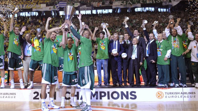 Отборът на Панатинайкос спечели тазгодишното издание на Евролигата по баскетбол