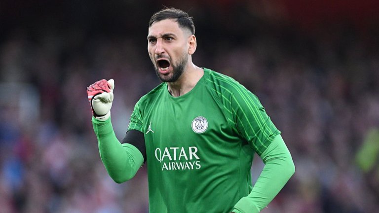 Джанлуиджи Донарума - един от блестящите футболисти на ПСЖ, който неведнъж спаси отбора си от гол във всеки един от мачовете срещу Ливърпул, Астън Вила и Арсенал по пътя към финала.