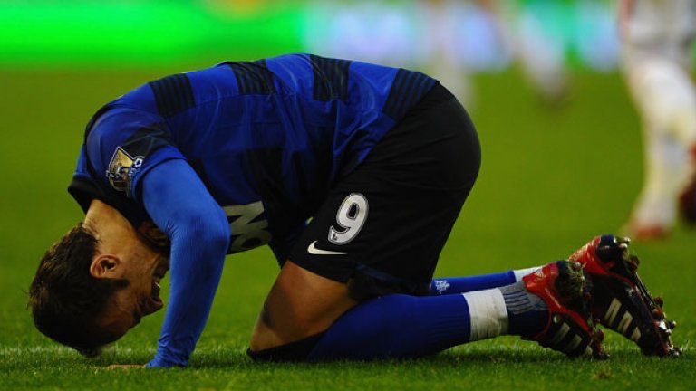 Там е и Димитър Бербатов, останал резерва за последния мач на сезона.