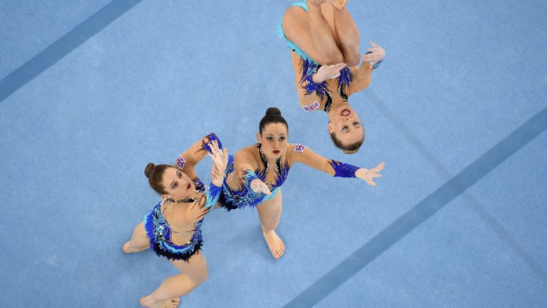 Гимнастиката също напълни залата.