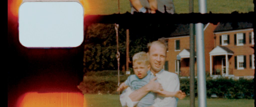 Eric Olson with his father, Frank Olson, Frederick, Maryland, late 1940s; from Errol Morris’s Wormwood