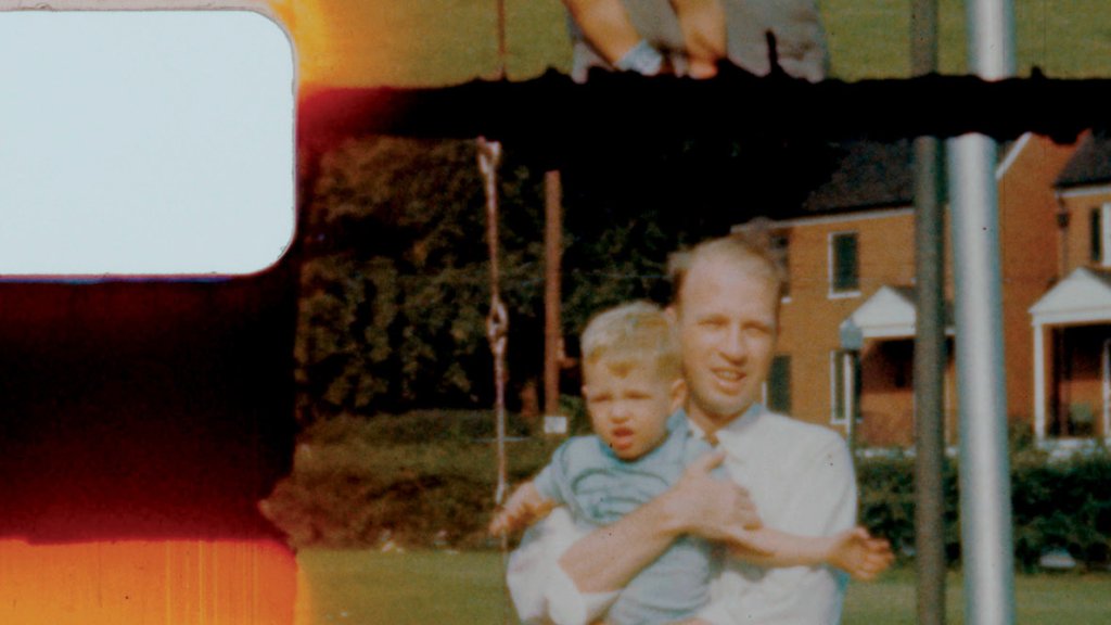Eric Olson with his father, Frank Olson, Frederick, Maryland, late 1940s; from Errol Morris’s Wormwood