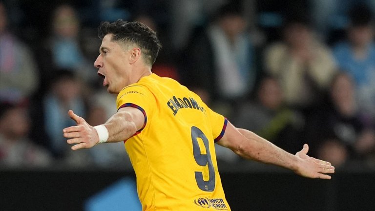 Нов трилър за Барса с двойна дузпа на Левандовски и инфарктен завършек