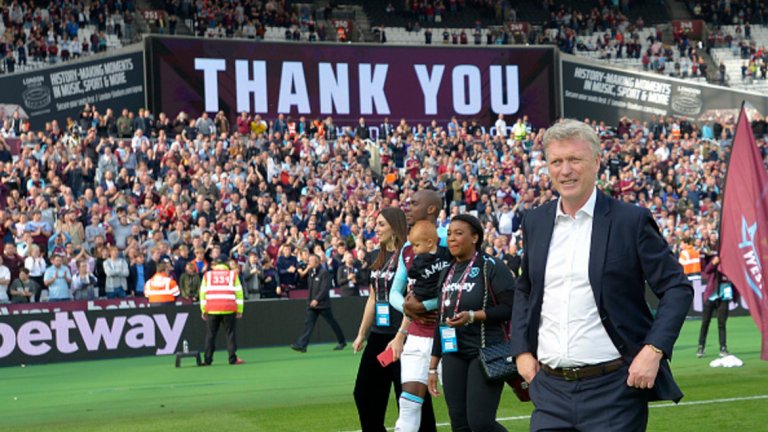 За последно Дейвид Мойс бе начело на Уест Хем.