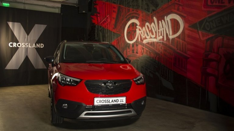 Opel Crossland X - най-добър в категорията "Кросоувър /
 Субкомпактен миниван"

Тестваният автомобил е SUV с пет врати, 1,2-литров "Edition" двигател; тегло 1163 кг. 

Резултати за нивото на безопасността по категории: 

Възрастен пасажер / шофьор: 85 процента
Дете пасажер: 84 процента
Пешеходец: 62 процента
Асистираща система за безопасност при шофиране: 57 процента