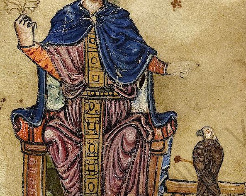 Frederick_II_and_eagle