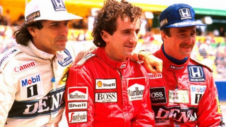 Найджъл Менсър срещу Нелсон Пикет
Пикет идва в Williams през 1986 като един от най-бързите пилоти във Формула 1. Двамата с Найджъл бързо стават претенденти за титлата, а Пикет нарича британеца „необразован дръвник”. Пикет отказва да се здрависва с Менсъл след състезание и нарежда на екипа си да не споделя информация с инженерите, работещи с Менсъл. Найджъл губи битката за световната титла в последния старт през 1986 заради спукана гума.