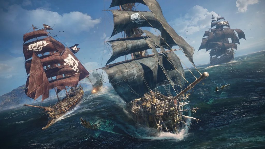 Skull and Bones
През 2013 г. Ubisoft създадоха страхотен хит в лицето на Assassin's Creed 4: Black Flag. Още тогава някъде решават да капитализират от успеха на пиратската тематика като създадат друга подобна игра. 
Над десетилетие отнема на Ubisoft да създадат първото в историята AAAA заглавие, по собствените им думи, и едва ли някой всъщност помни колко точно пъти е отлагано, докато разработчиците променят постоянно цялата концепция и надвишават неколкократно бюджета си.
Крайният резултат е бледо и постно копие на Black Flag.